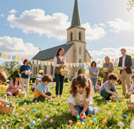 church easter egg hunt